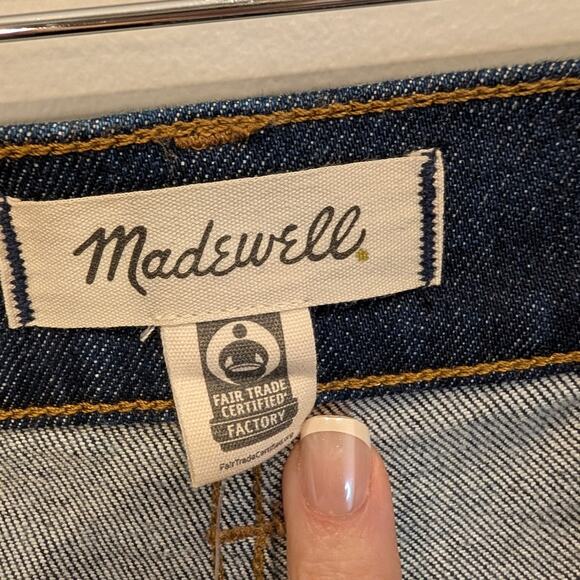 Madewell The 90s Straight Dark Denim Classic Traditional Timeless - Size 26 - Picture 9 of 12